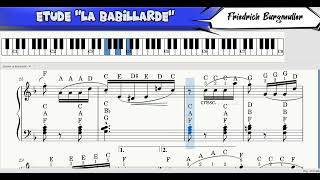 🌏 Étude quotLa Babillardequot Op100 No17 Friedrich Burgmuller  Piano Tutorial BMCTHEBEST [upl. by Mathian]