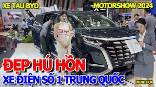 TRÀN VÀO SÀI GÒN  XE TÀU BYD SỐ 1 TRUNG QUỐC quotSIÊU ĐẸPquot amp GIÁ BÁN HẾT HỒN  VIỆT NAM MOTORSHOW 2024 [upl. by Albric]