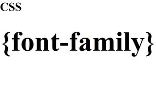 CSS how to fontfamily [upl. by Osnofedli]