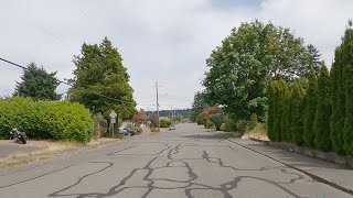 Courtenay BC Canada Driving in the City Comox Valley in Vancouver Island [upl. by Yrrej]