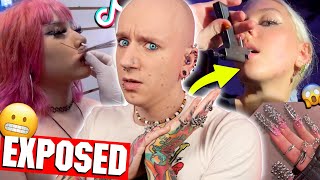 Terrible Piercing Studio EXPOSED  New TikTok Piercing Fails 29  Roly [upl. by Peale]