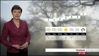 Sara Blizzard the weather presenter on the BBC Regional Services Part 1 [upl. by Hagai395]