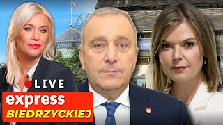 🔴 EXPRESS BIEDRZYCKIEJ  Grzegorz Schetyna dr Barbara BrodzińskaMirowska NA ŻYWO [upl. by Rehpotsyrhc]