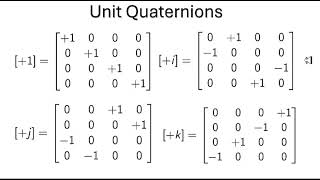 Quaternions as Rotation Matrices [upl. by Ehctav]