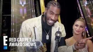 Iman Shumpert REACTS to HistoryMaking quotDWTSquot Win  E Red Carpet amp Award Shows [upl. by Allehc773]