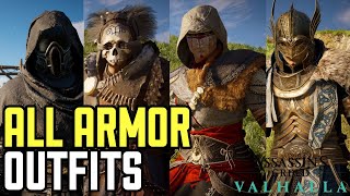 AC Valhalla All 25 Armor Sets [upl. by Harolda]