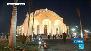 Egypt AlSisi inaugurates the largest cathedral in the MiddleEast [upl. by Stone]