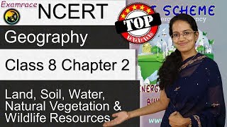 NCERT Class 8 Geography Chapter 2 Land Soil Water Natural Vegetation amp Wildlife Resources [upl. by Stasny]