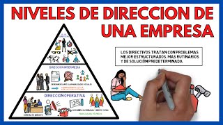 NIVELES DIRECTIVOS en una EMPRESA y sus HABILIDADES 👨‍💼  Economía de la Empresa 136 [upl. by Oreves]