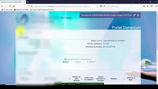 DAMANCOM La télédéclaration et le Télépaiement des cotisations CNSS [upl. by Colombi]