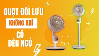 Quạt đối lưu tuần hoàn không khí có đèn ngủ Smart Frog KWMF05 [upl. by Adianez]