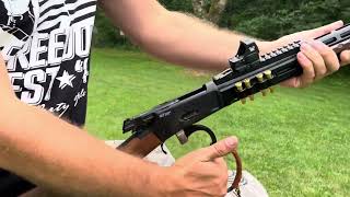 Full review of the GForce Arms LVR357 Huckleberry A sub 800 tactical lever action [upl. by Siramad]