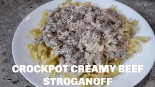 SLOW COOKER CREAMY BEEF STROGANOFF  Margot Brown [upl. by Salman]