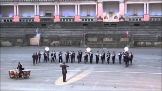 Royal Band of the Belgian Air Force 2014 Taptoe Namur quotTogether Strongquot [upl. by Dumanian]