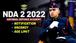 NDA 2 2022 Notification Exam Date Online Application Eligibility Age Limits [upl. by Isis]