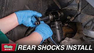 How To Replace Rear Shock Absorbers [upl. by Intyre]