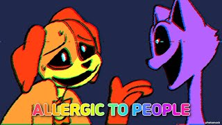 ALLERGIC TO PEOPLE ANIMATION MEME  poppy playtime chapter 3  파피 플레이 타입 챕터3 [upl. by Jehu]