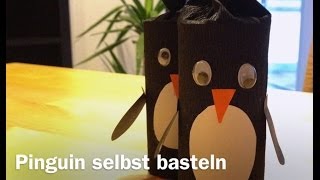 Pinguin basteln [upl. by Kimmel]