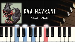 Asonance  Dva havrani  An Alarch MIDI  synthesia tutorial  piano sheets [upl. by Bowie]