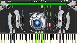 Portal 2  The Wheatley Song  Piano Tutorial  Cover  Harry101UK [upl. by Trixi697]