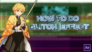 ADVANCED Glitch Tutorial I AFTER EFFECTS AMV Tutorial I One Frame Glitches [upl. by Zolnay]