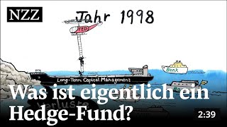 Was ist eigentlich ein HedgeFund  NZZFinanzlexikon [upl. by Enecnarf]