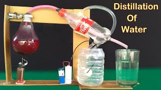 How To Make Distilled Water at home 💧💦  Homemade Distilled Water  Distillation process [upl. by Shirlee555]