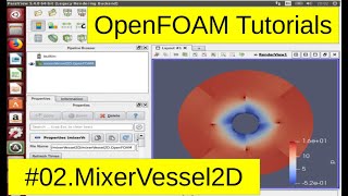 OpenFOAM Tutorials mixerVessel2D 02 [upl. by Oibesue477]