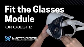 How to  Add a Module for Glasses Wearers on Meta Quest 2 [upl. by Dionysus]