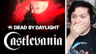 Reacting to Dead by Daylight  Castlevania  Teaser [upl. by Esinrahs]