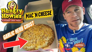 Some Great Za Jackson Reviews Hungry Howies Mac N Cheese Pizza On Garlic Herb Crust [upl. by Maressa]