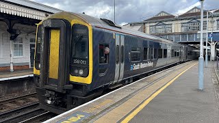 159011021158890 depart Clapham Junction for Exeter St Davids [upl. by Alithea]