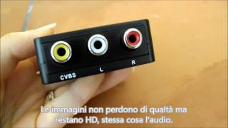 Convertitore adattatore da HDMI a AV Swees alta qualità 1080P [upl. by Emeline]