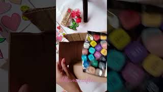 Unboxing double sighted marker 🤩Purchase from meesho shorts alkamacrafter [upl. by Ellac]