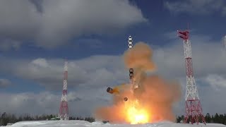 Russian MOD releases video of Sarmat missile test [upl. by Elset]