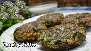 Parsley Fritters  Amazing Recipe with Parsley  delicious and easy to make [upl. by Hite692]