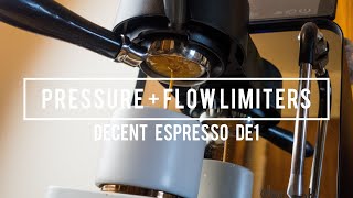 An Awesome Update to the Decent Espresso DE1 Pressure  Flow Limiters [upl. by Akiemaj]