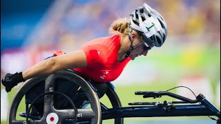 Paris 2024 Catherine Debrunner races to gold and Paralympic record [upl. by Anitsugua978]