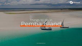 Things to do in Pemba Island unforgettable tanzania island zanzibar travel africa [upl. by Nylarat]