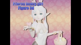 Frieren bunny girl figure 3d [upl. by Ennalorac]