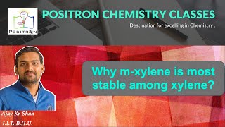 Why metaXylene is more stable than paraXylene  Xylene Stability  Ajay Shah [upl. by Arracat]