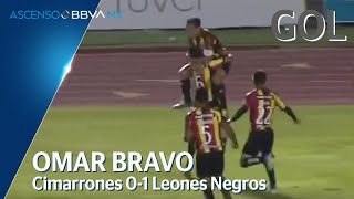 Gol O Bravo  Cimarrones 01 Leones Negros  Jornada 12  Apertura 2019  Ascenso BBVA MX [upl. by Eveiveneg401]