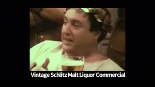 Vintage Schlitz Malt Liquor Commercial [upl. by Babby233]