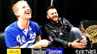 Seether Interview 2 Dale Stewart Nickelback Tour 2012 [upl. by Yedok]