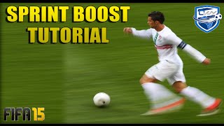 FIFA 15 TRICK SPEED BOOST TUTORIAL  How To Run Faster amp Score Easy Goals [upl. by Eceinehs903]