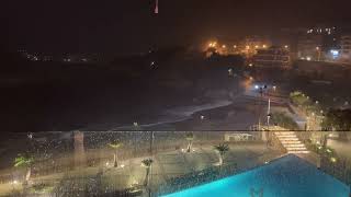 Stormy weather at Maestral Hotel Resort  Sveti Stefan Montenegro [upl. by Esya]