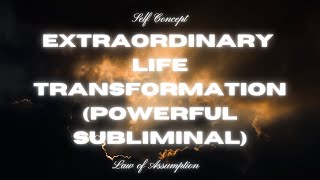 Extraordinary Life Transformation  Powerful Subliminal  1 Million Repetitions Overnight [upl. by Lucio]