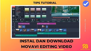 Cara Download dan Instal Movavi  Software Editing Video Youtube Pemula [upl. by Yrahk]