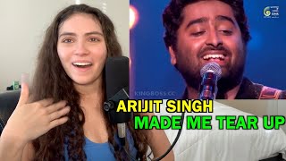 SINGER REACTS to Arijit Singh  LIVE at GIMA Awards 2017 for FIRST TIME [upl. by Adnocahs]