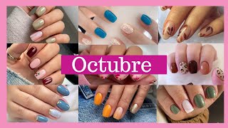 Uñas para OCTUBRE 2024 Tendencias en Diseños y Decoración de uñasRecopilación Nail Art autumn [upl. by Nevar]